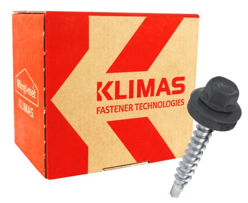 Wkręty Farmerskie Farmery Klimas 4,8x35mm RAL 7016 250szt