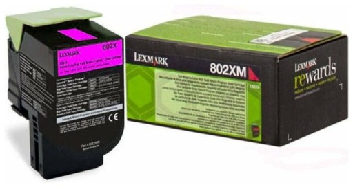 ORYGINAŁ TONER LEXMARK 802XM CX510 80C2XM0 MAGENTA