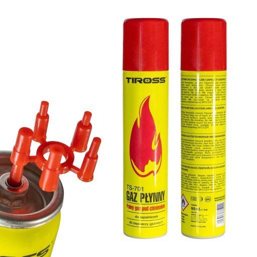 GAZ DO ZAPALNICZKI TIROSS UNIWERSALNY 90 ML
