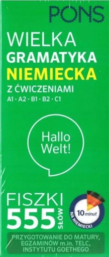FISZKI 555 WIELKA GRAMATYKA NIEMIECKA Z ĆW....