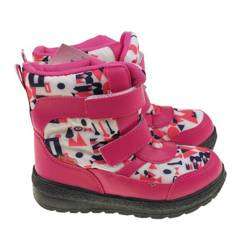 Buty dziewczęce zimowe R. 30 Śniegowce Rzepy Róż