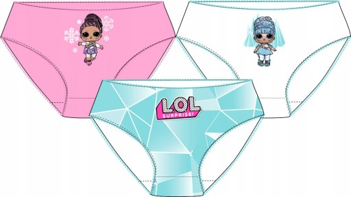 MAJTKI DZIEWCZĘCE LOL SURPRISE 3-PACK 104/110