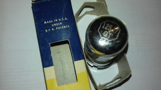Lampa 12SJ7GT SILVERTONE NOS