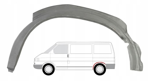 REPERATURKA NADKOLA TYLNEGO VW TRANSPORTER T4 LE