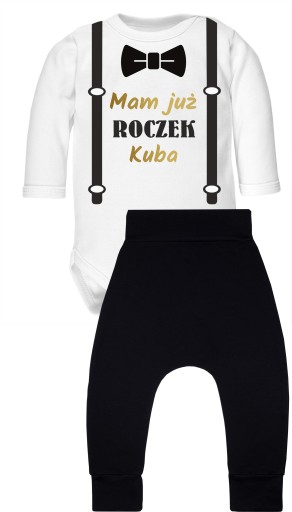 Komplet na roczek dla chłopca, pierwsze urodziny