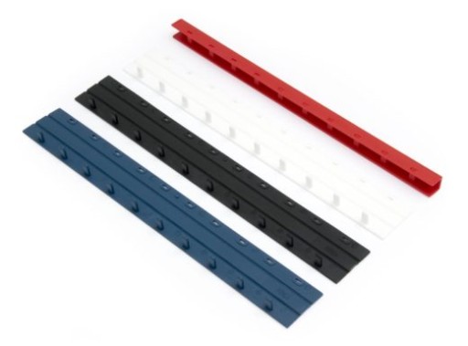 Listwa zatrzaskowa Greenbinder 25 mm BIAŁA 50 szt
