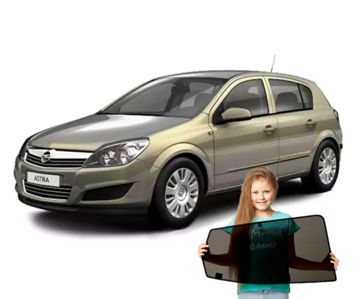 ZASŁONKI NA MAGNESACH Opel Astra H Hatchback