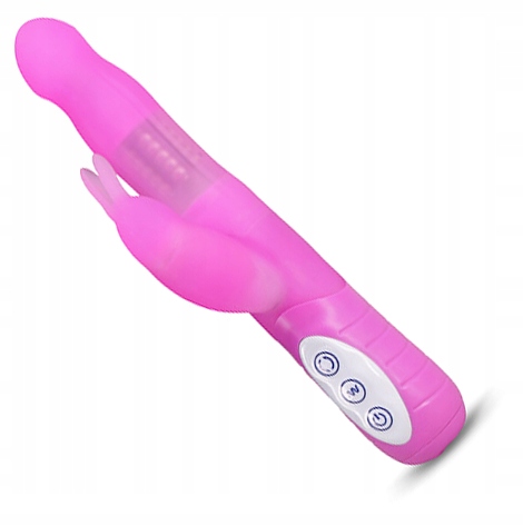 VIBRATOR PINK LAYLA ARTICHE - WIBRATOR Z PEREŁKAMI