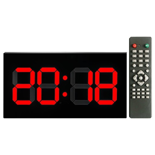Elektroniczny ścienny LED 3D Cyfrowy
