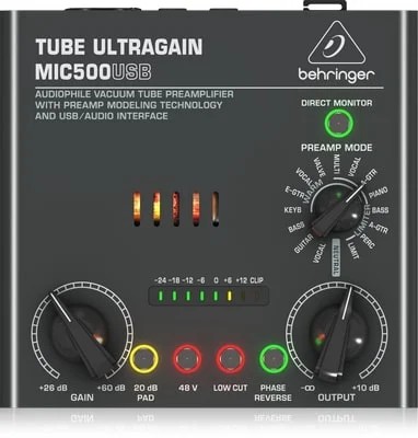 Behringer MIC500USB - Przedwzmacniacz mikrofonowy
