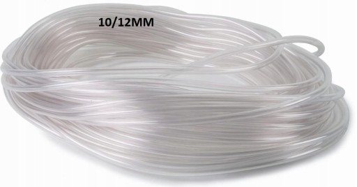 1m WĄŻ FI 10 WĘŻYK 12/10 SILIKONOWY BIAŁY PRZEMYSŁOWY 10/12 mm