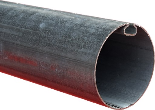 Rura nawojowa owalna stalowa fi 78 mm