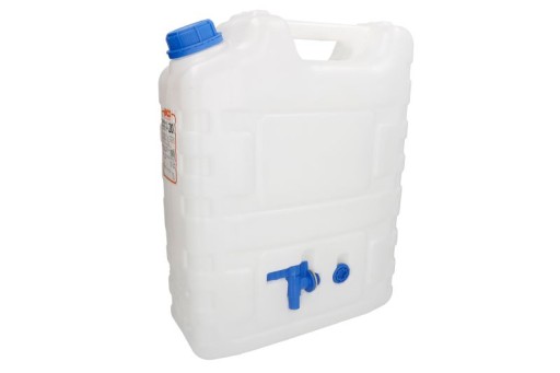 Kanister pojemnik na wodę pitną 20l kranik + korek ATEST