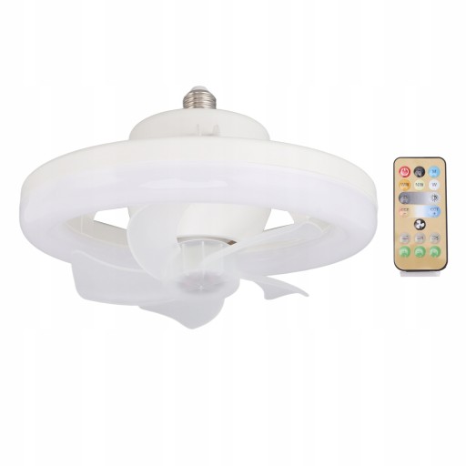 PLAFON LED PANEL WENTYLATOR SUFITOWY LAMPA PILOT