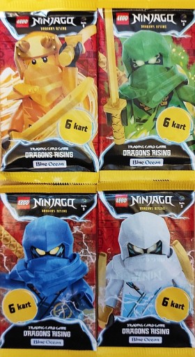 1 x saszetka KARTY LEGO NINJAGO DRAGONS RISING seria 9