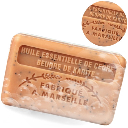 Mydło Marsylskie Tandem 125g Cedr - Tarite Peeling