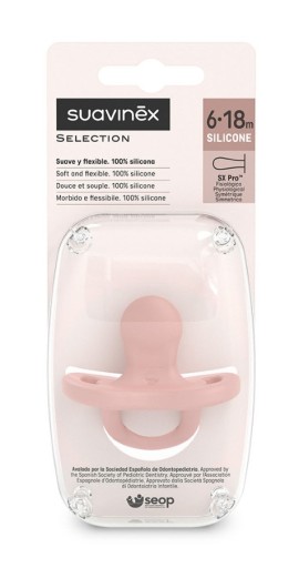 Suavinex SMOCZEK SILIKONOWY 6-18M FIZJOLOGICZNY SX PRO COLOUR ESSENCE Cieli