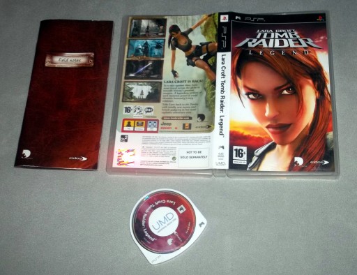 TOMB RAIDER LEGEND LARA CROFT PSP 3 X ANG PREMIEROWA