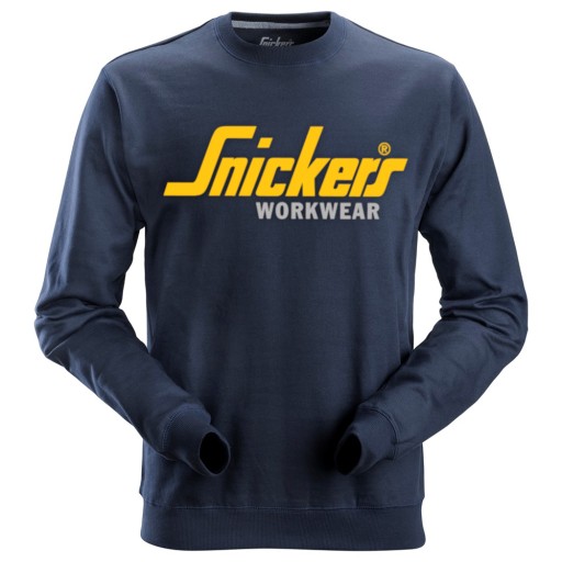 BLUZA SNICKERS EXCLUSIVE LINE BAWEŁNIANA GRUBA GRANATOWA MĘSKA