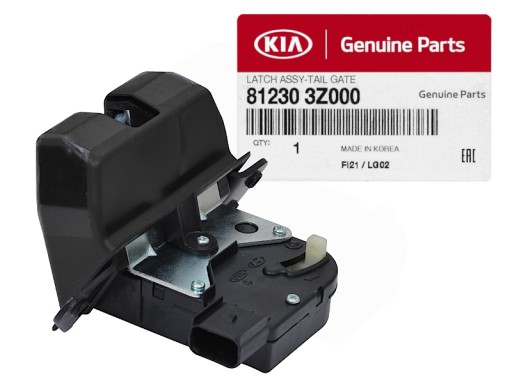 Zamek klapy tył SANTA FE i40 SORENTO 81230-3Z000 4 PINY