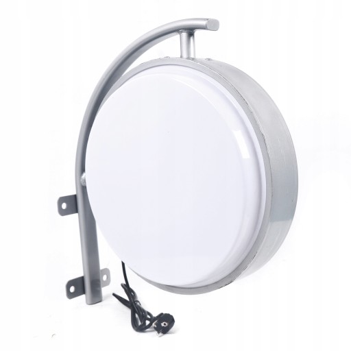 220V LED Kaseton reklamowy Okrągły płaski 40cm