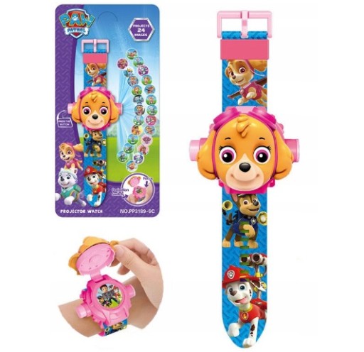 Psi Patrol Zegarek z Projektorem Obrazki Paw Patro