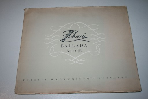 CHOPIN BALLADA AS-DUR