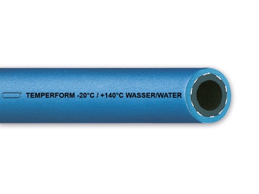 Wąż do form wtrysk 9,5 x 18 TEMPERFORM blue 20mb