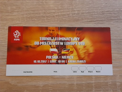 Polska - Niemcy , 2017 rok , U 19