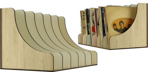 STOJAK NA PŁYTY WINYLOWE ORGANIZER WINYLE 150 PŁYT
