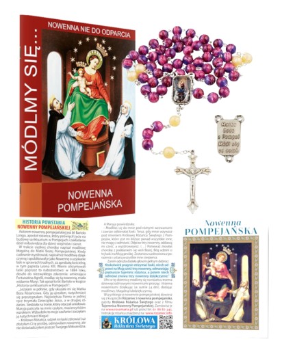 NOWEENNA POMPEJAŃSKA FOLDER, RÓŻANIEC POMPEJAŃSKI, HARMONOGRAM