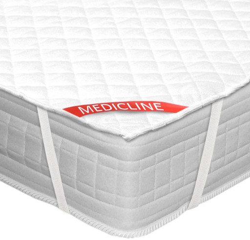 NAKŁADKA OCHRANIACZ na MATERAC 200x220 WODOODPORNY PODKŁAD Z GUMKĄ PREMIUM