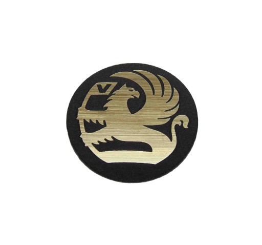 Naklejka Emblemat VAUXHALL złota 60mm