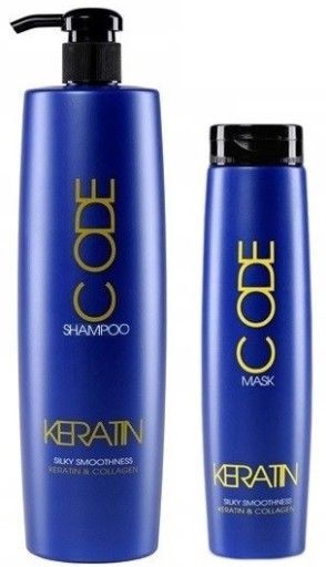 STAPiZ Szampon Keratin CODE 1000ml i maska 250ml