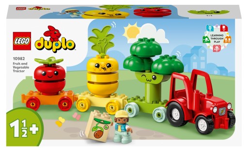 LEGO Duplo Traktor Z Warzywami i Owocami 19el. 1+ 10982