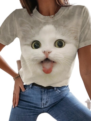 KOSZULKA DAMSKA T-SHIRT Z DUŻO KOLORÓW