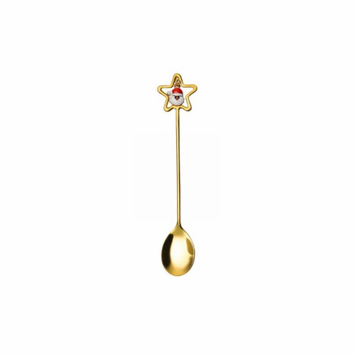 Stainless Steel Tableware Creative Cute Christmas Star Spoon Fruit Fork