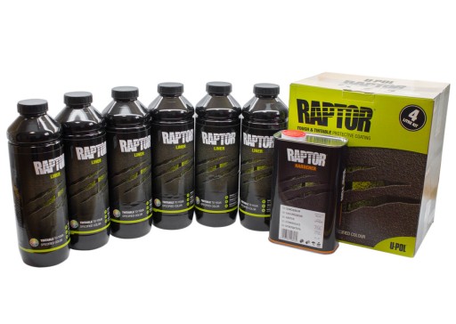 U-POL RAPTOR 6 BUTELEK CZARNY+ PISTOLET