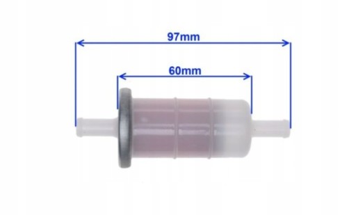 FILTR PALIWA WKŁAD PAPIER 8mm DO HONDA YAMAHA KAWA