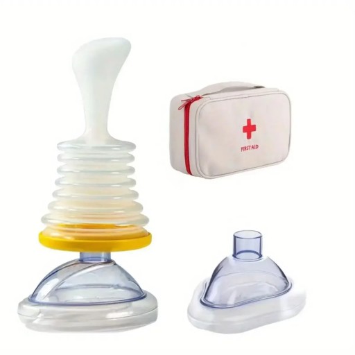 Respiratory Trainer Suffocation First Aid Mask Artificial Cardiopulmonary