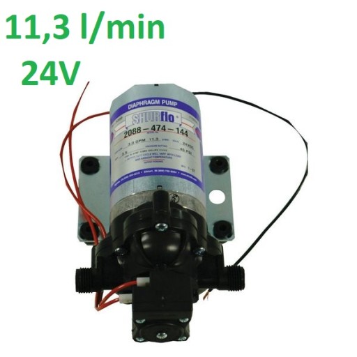 Pompa ciśnieniowa do wody, paliwa 24V, 11,3 l/min,