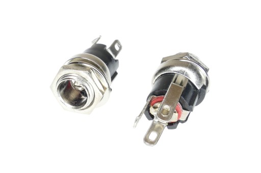 GNIAZDO DC 2.5/5.5 PRZYKRĘCANE DO OBUDOWY METALOWE
