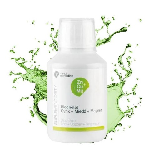 BIOCHELAT Zn-Cu-Mg CYNK MIEDŹ MAGNEZ 150ml