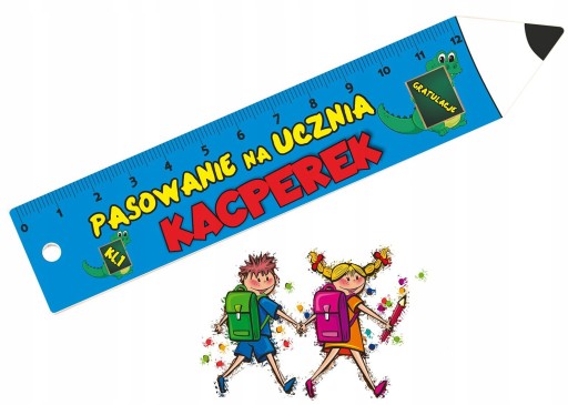 PASOWANIE NA UCZNIA PREZENT Zakładka z IMIENIEM