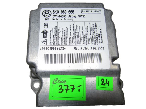VW SENSOR AIR BAG PODUSZEK 5C0959655 5WK44036