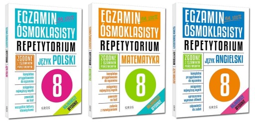 3w1 EGZAMIN ÓSMOKLASISTY 2023 POL + MAT + ANG