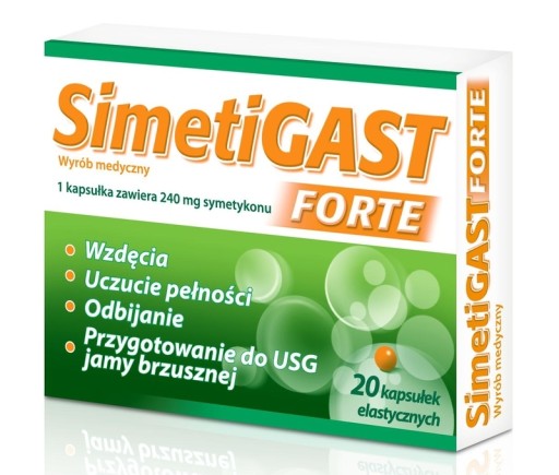 Simetigast Forte 240mg, 20 kapsułek