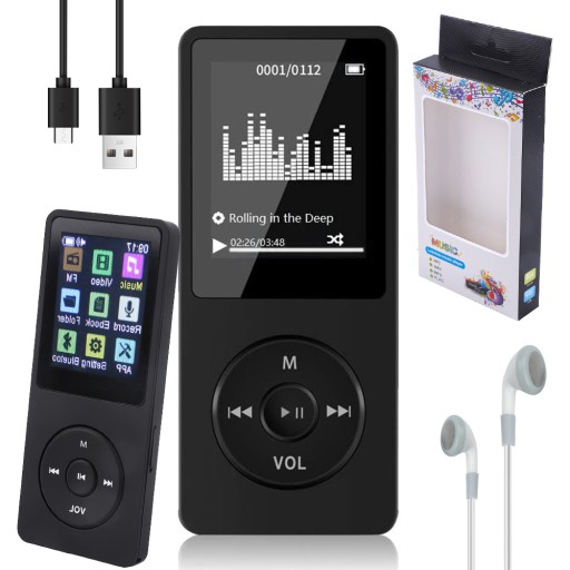 MP3 player BLUETOOTH5.0 VOICE RECORDER 16GB LCD eBook FM