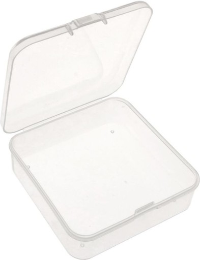 Organizer 7x7x2.6 cm, zamykany pojemniczek OR212