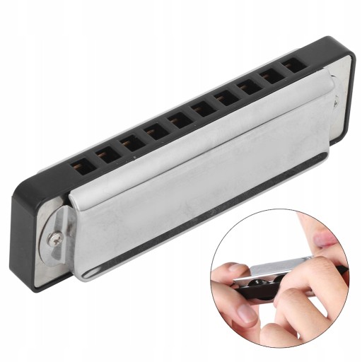 Harmonijka ustna z 10 otworami Blues D Key Harfa
